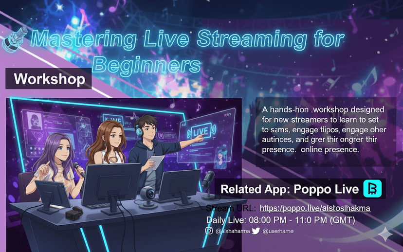 🎤 Mastering Live Streaming for Beginners